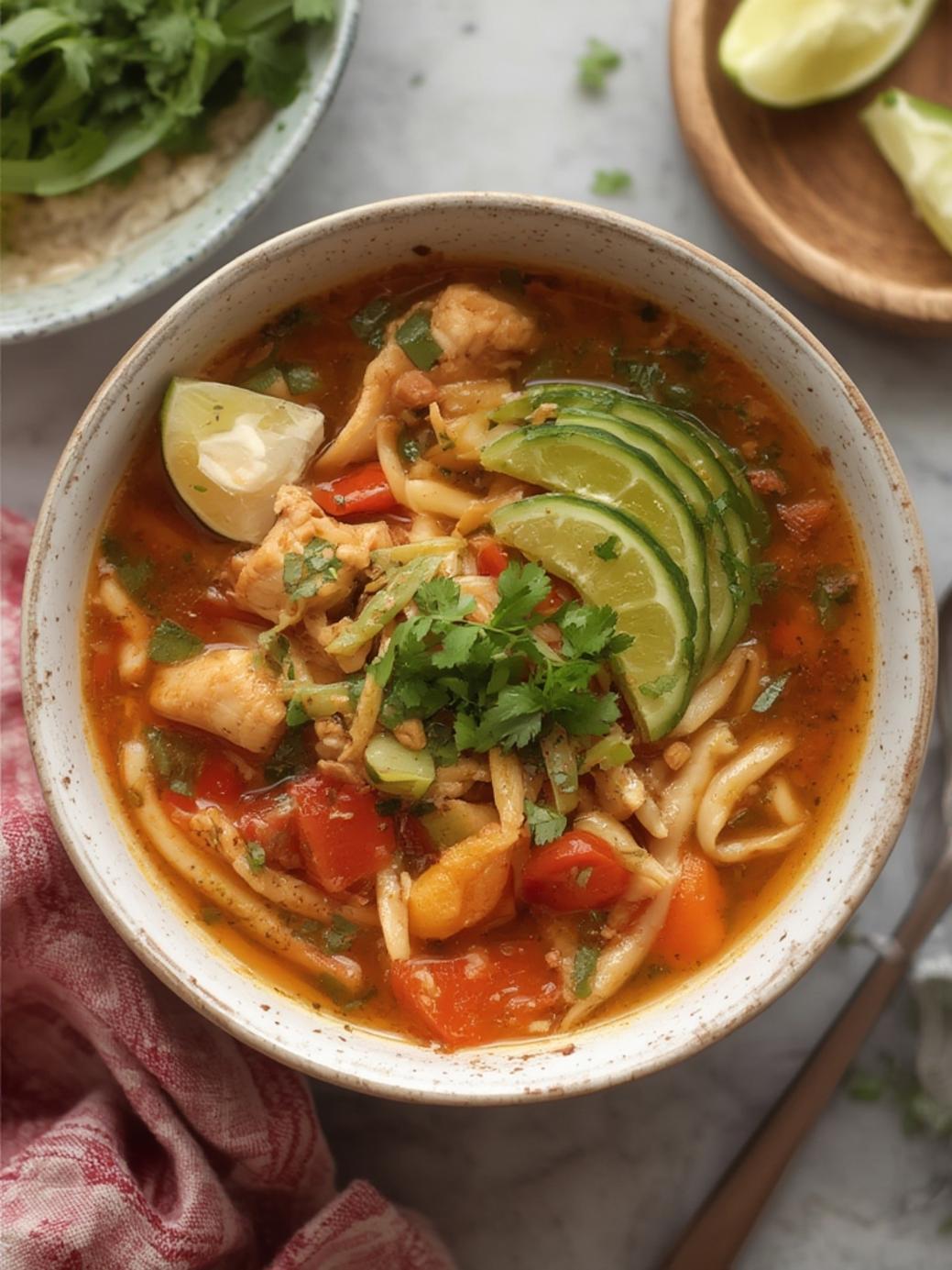 Quick Thai Chicken Soup