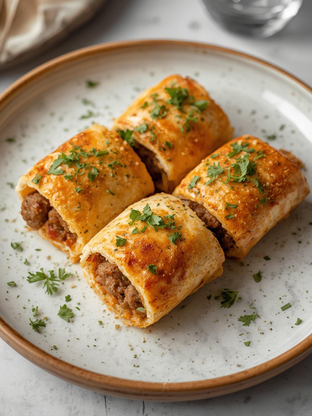 Sausage Egg Breakfast Rolls