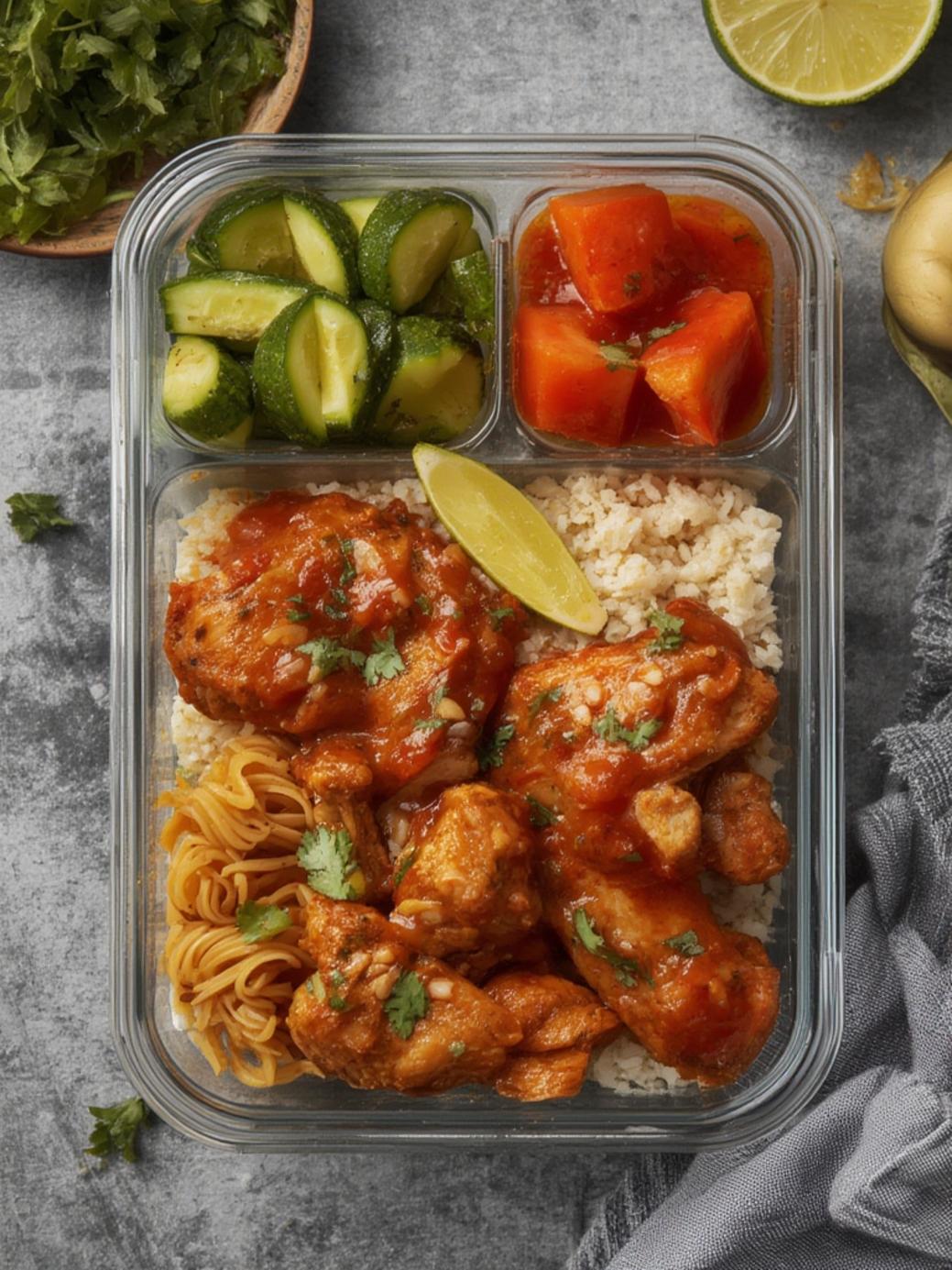 Southwest Chicken Meal Prep