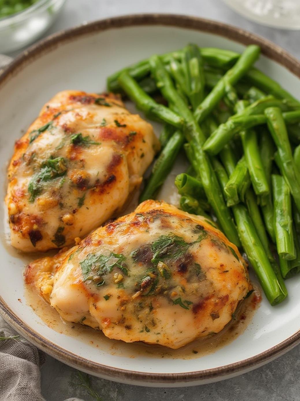Spinach Stuffed Chicken Breasts