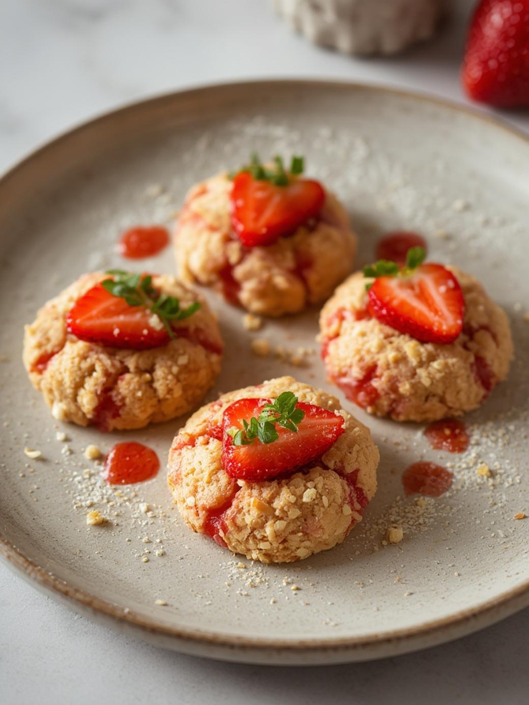 Strawberry Crunch Cookies