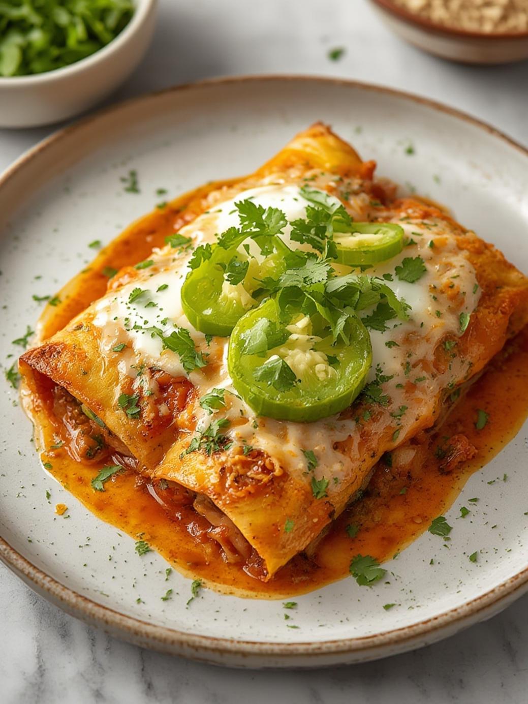 Protein-Packed Chicken Enchiladas