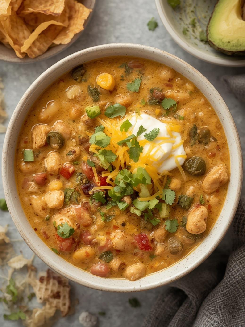 white chicken chili keto