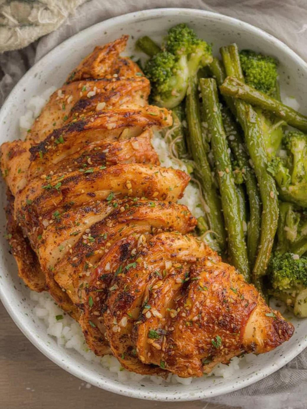 15 Minute Air Fryer Chicken Dinner