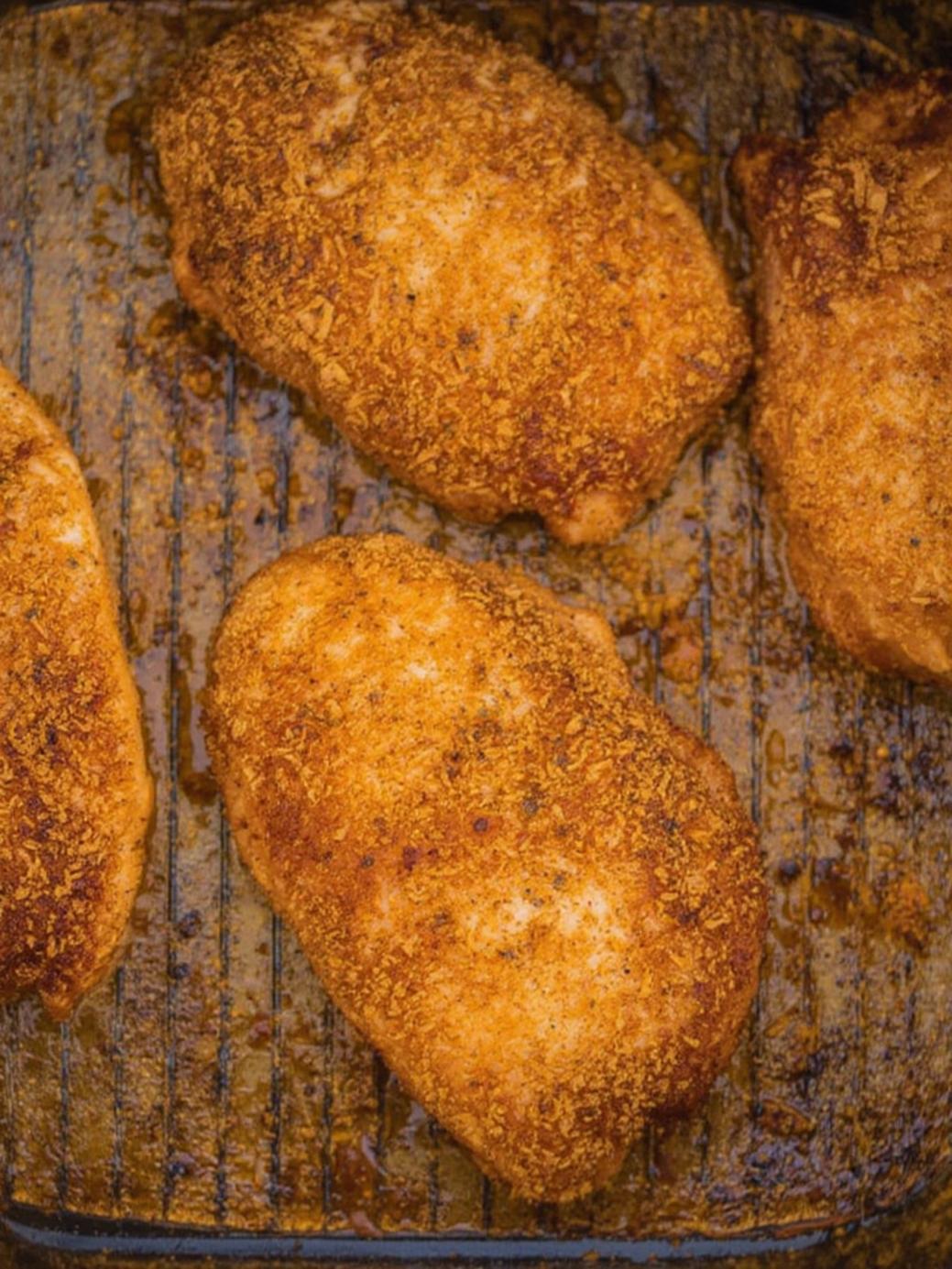 Air Fryer Chicken Breast No Breading