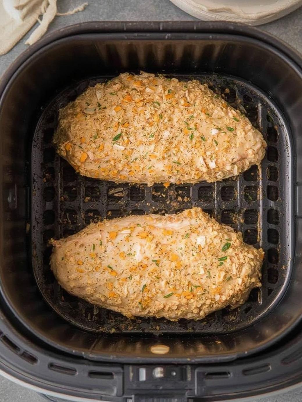 Air Fryer Frozen Chicken Breast (No Thaw)