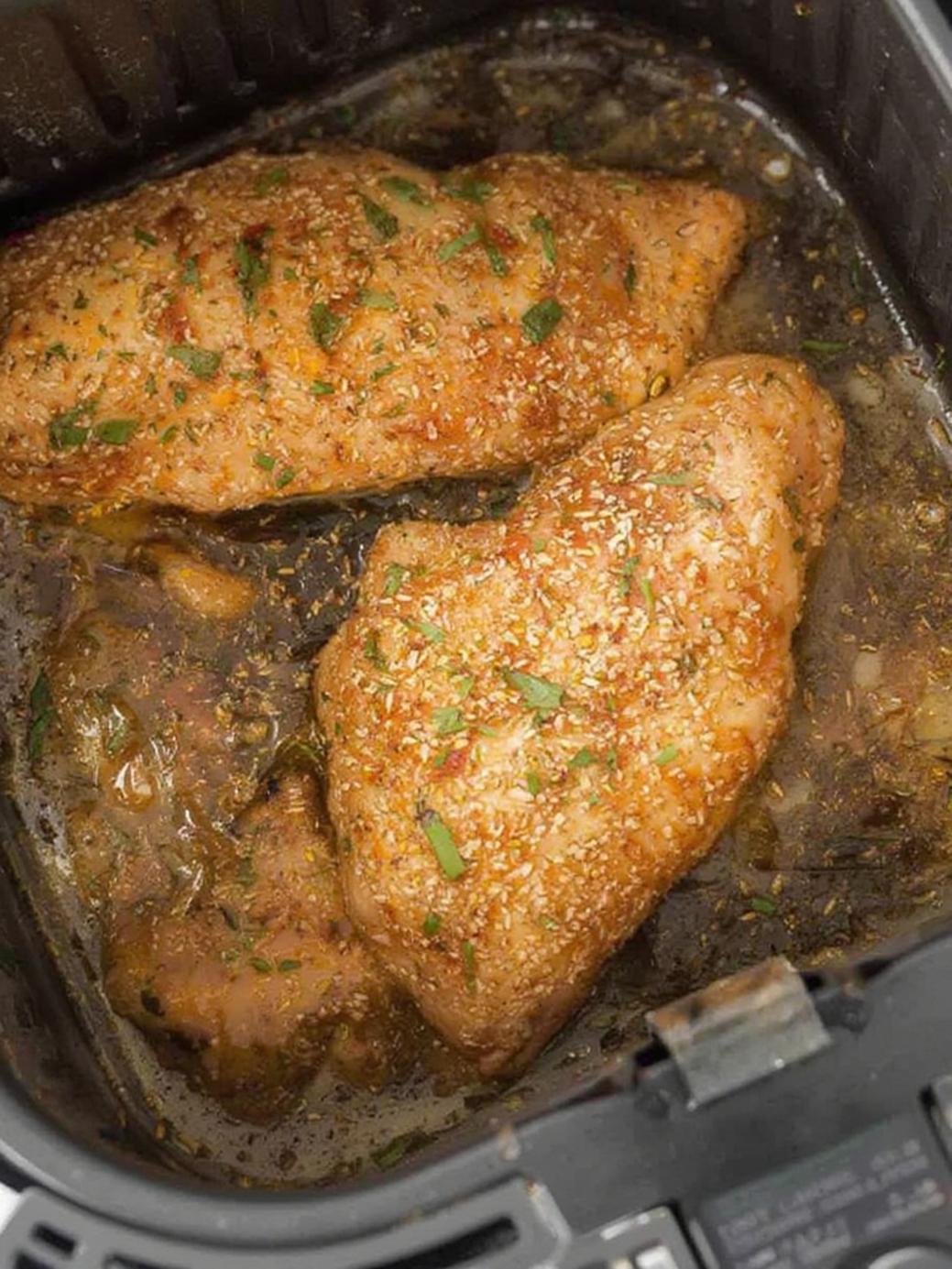 Air Fryer Frozen Chicken Breast (No Thaw)