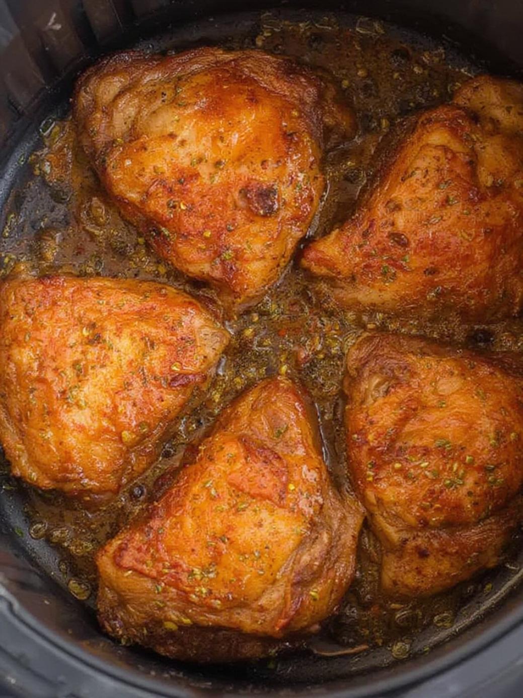 Air Fryer Frozen Chicken Thighs