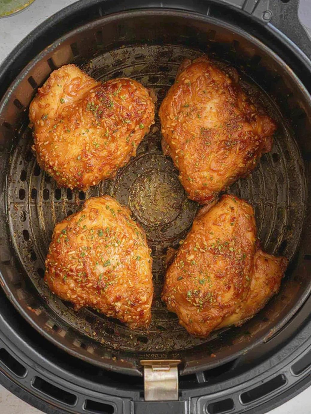 Air Fryer Frozen Chicken Thighs
