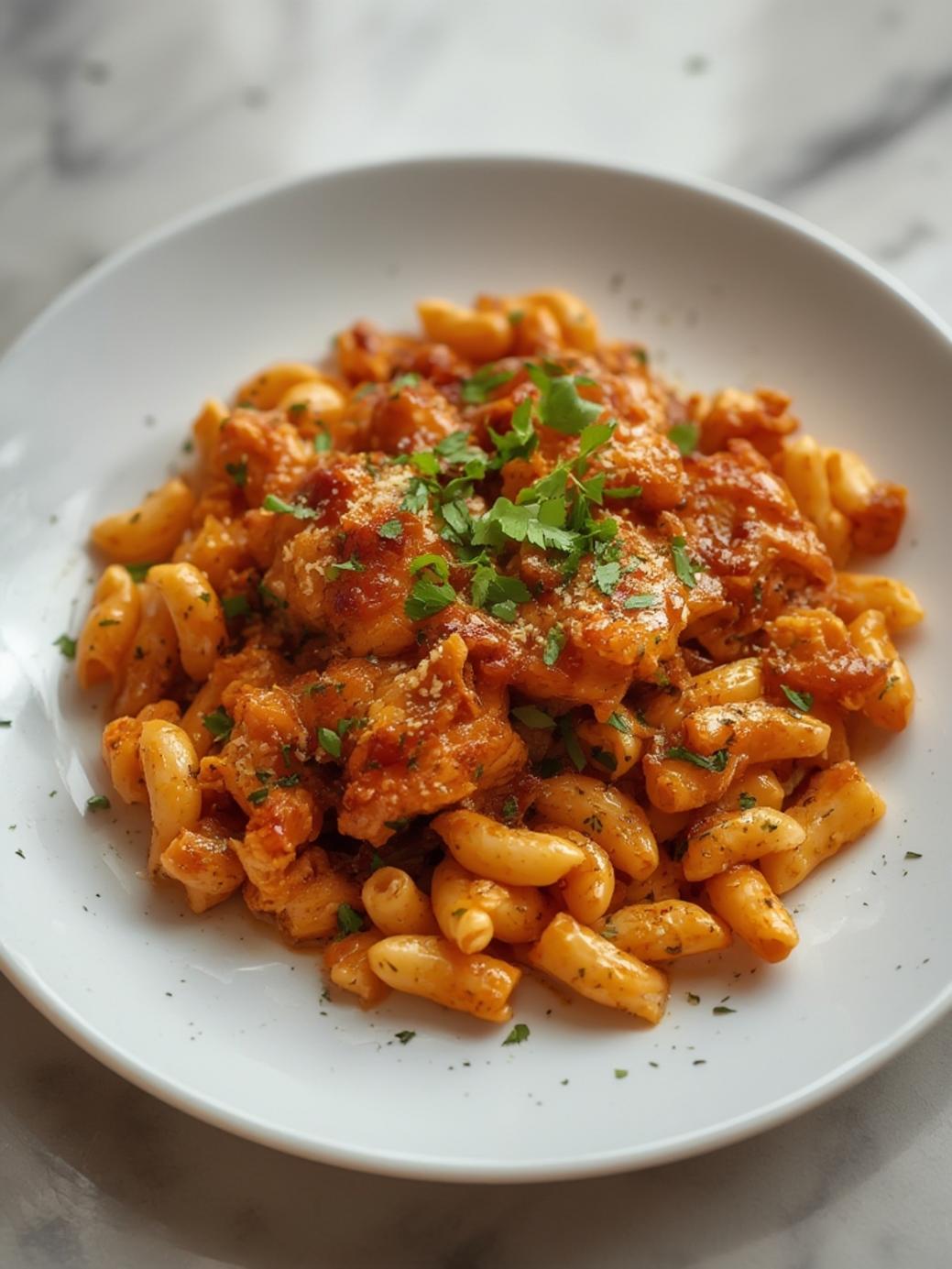 BBQ Chicken Mac and Cheese