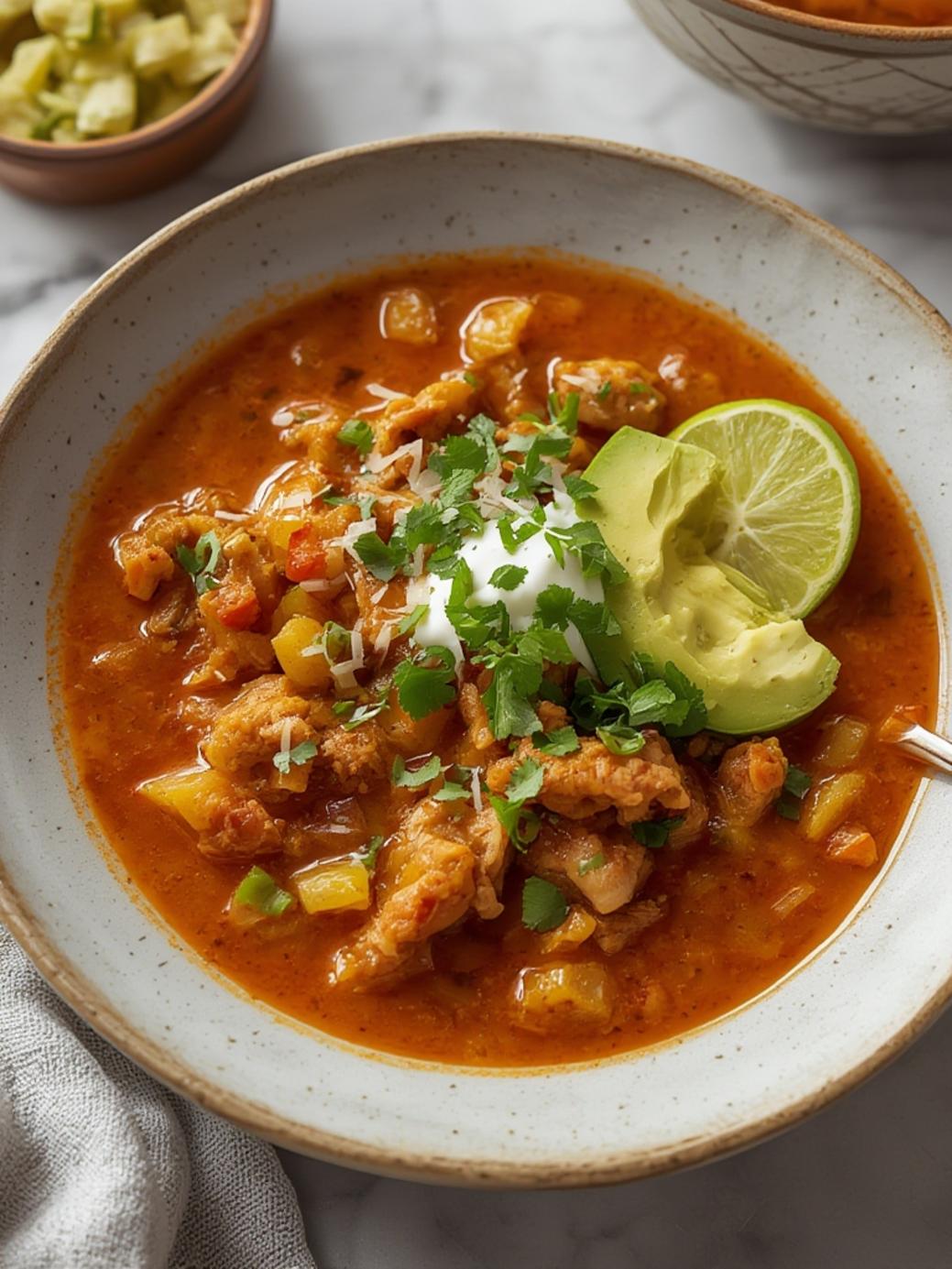 Crock Pot Chicken Taco Soup