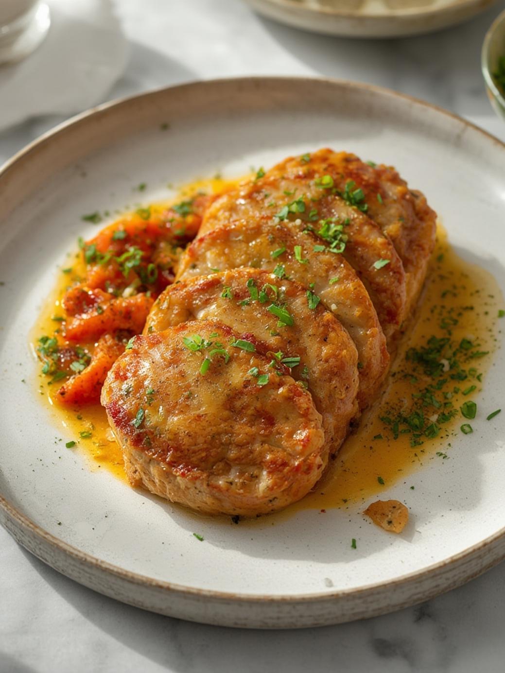 Garlic Parmesan Chicken Meatloaf Recipe