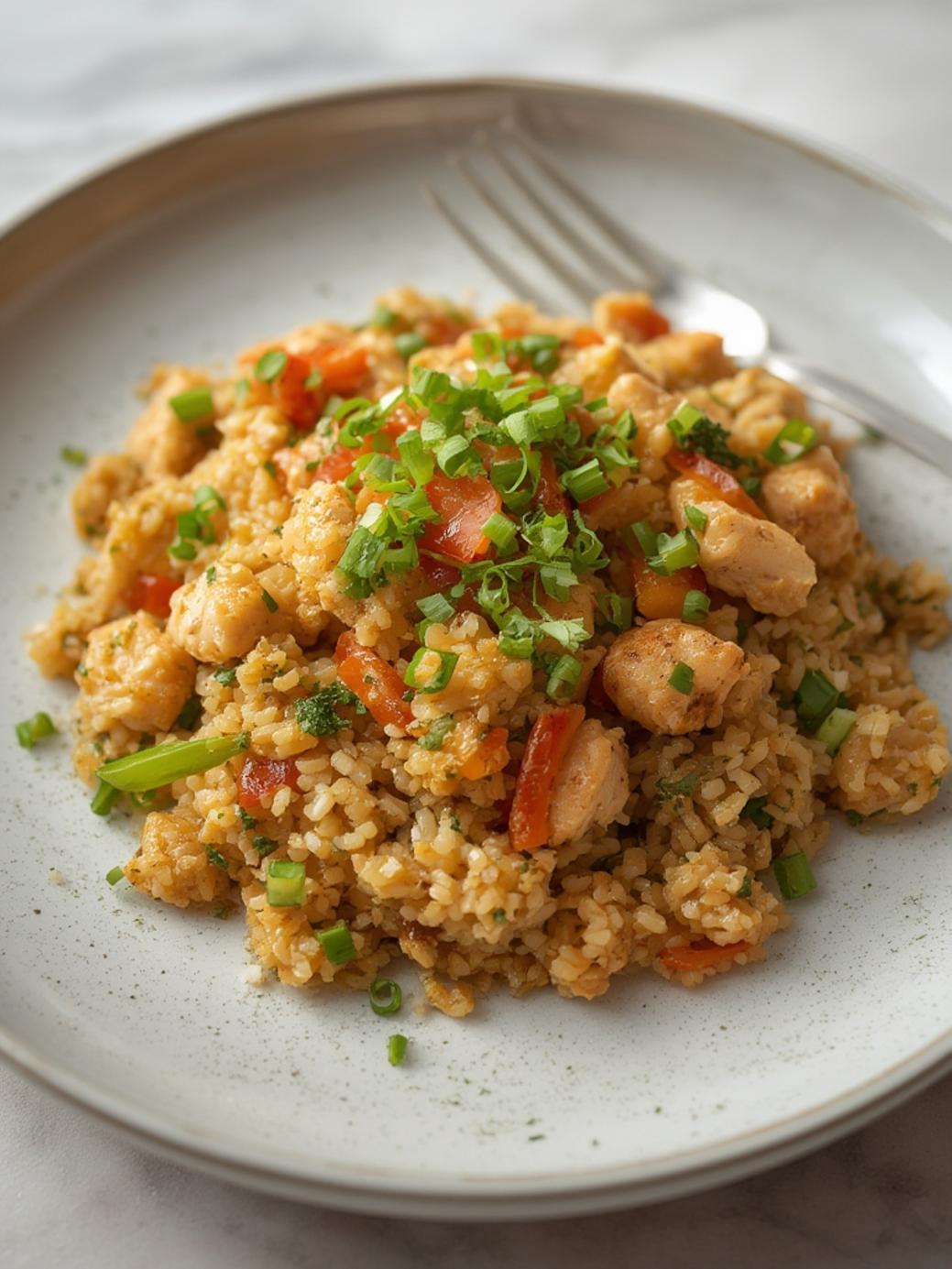 Ground Chicken Fried Rice