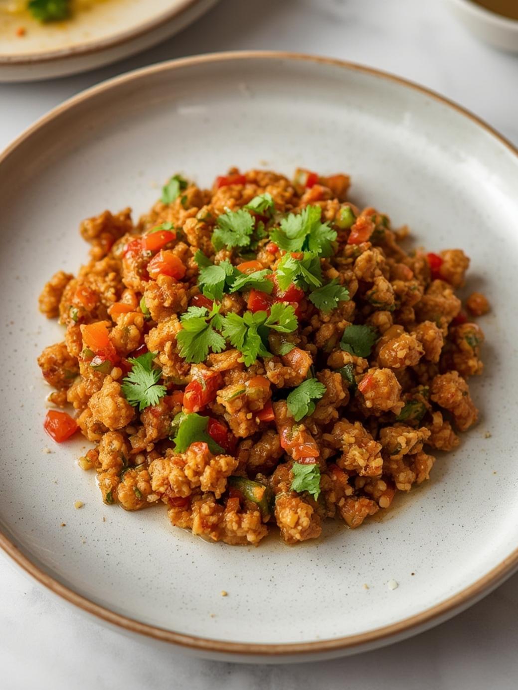 Low Carb Firecracker Ground Chicken
