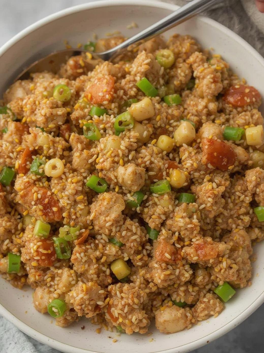 Sesame Ground Chicken