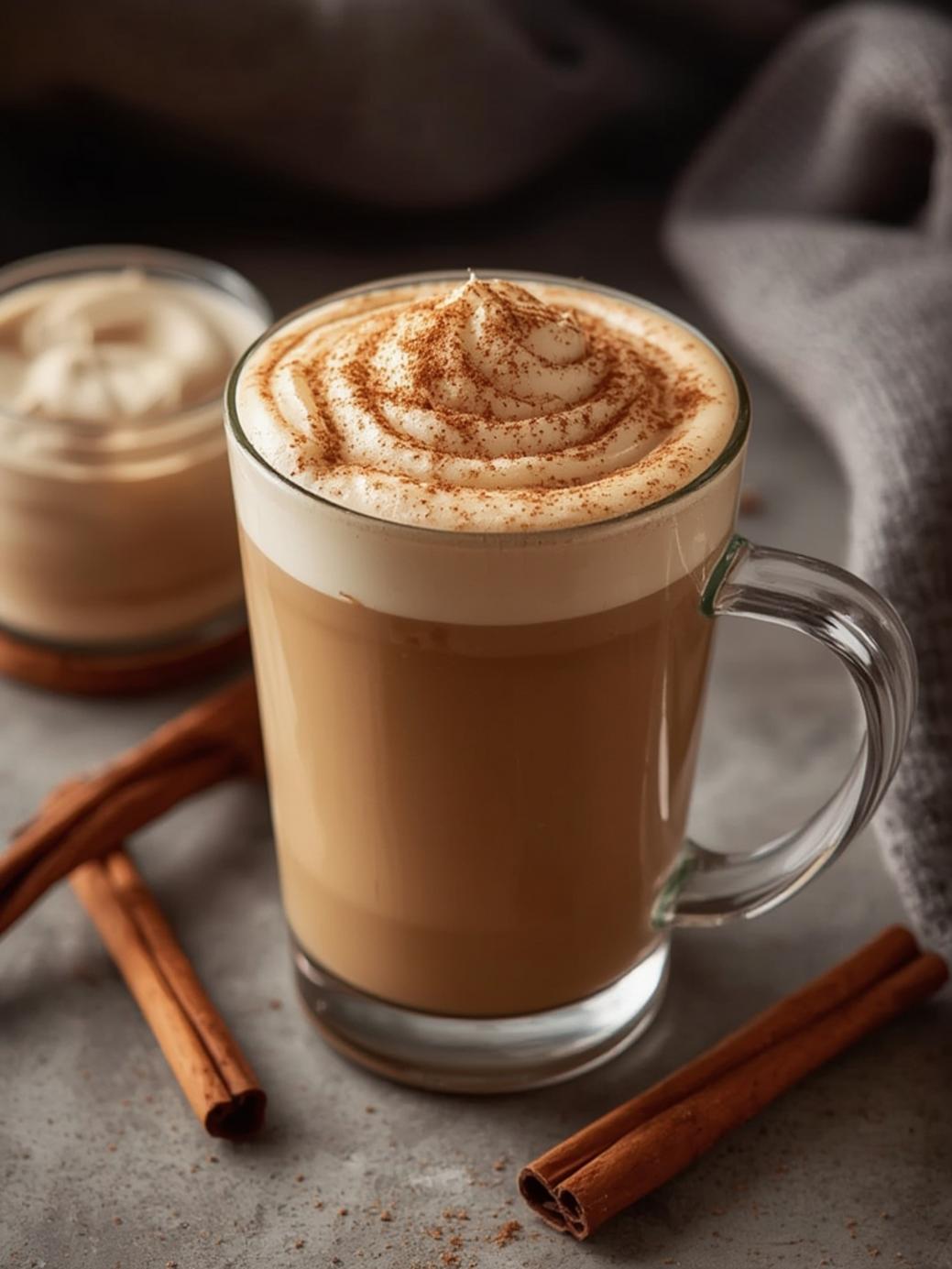 Brown Sugar Cinnamon Hojicha Latte