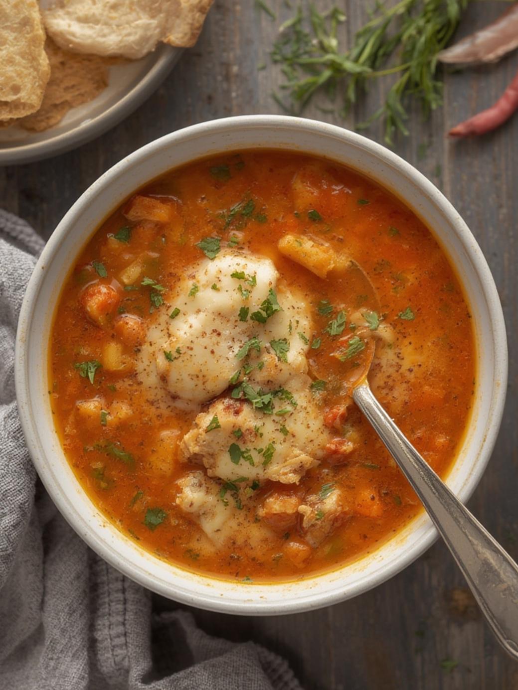 Chicken Parmesan Soup