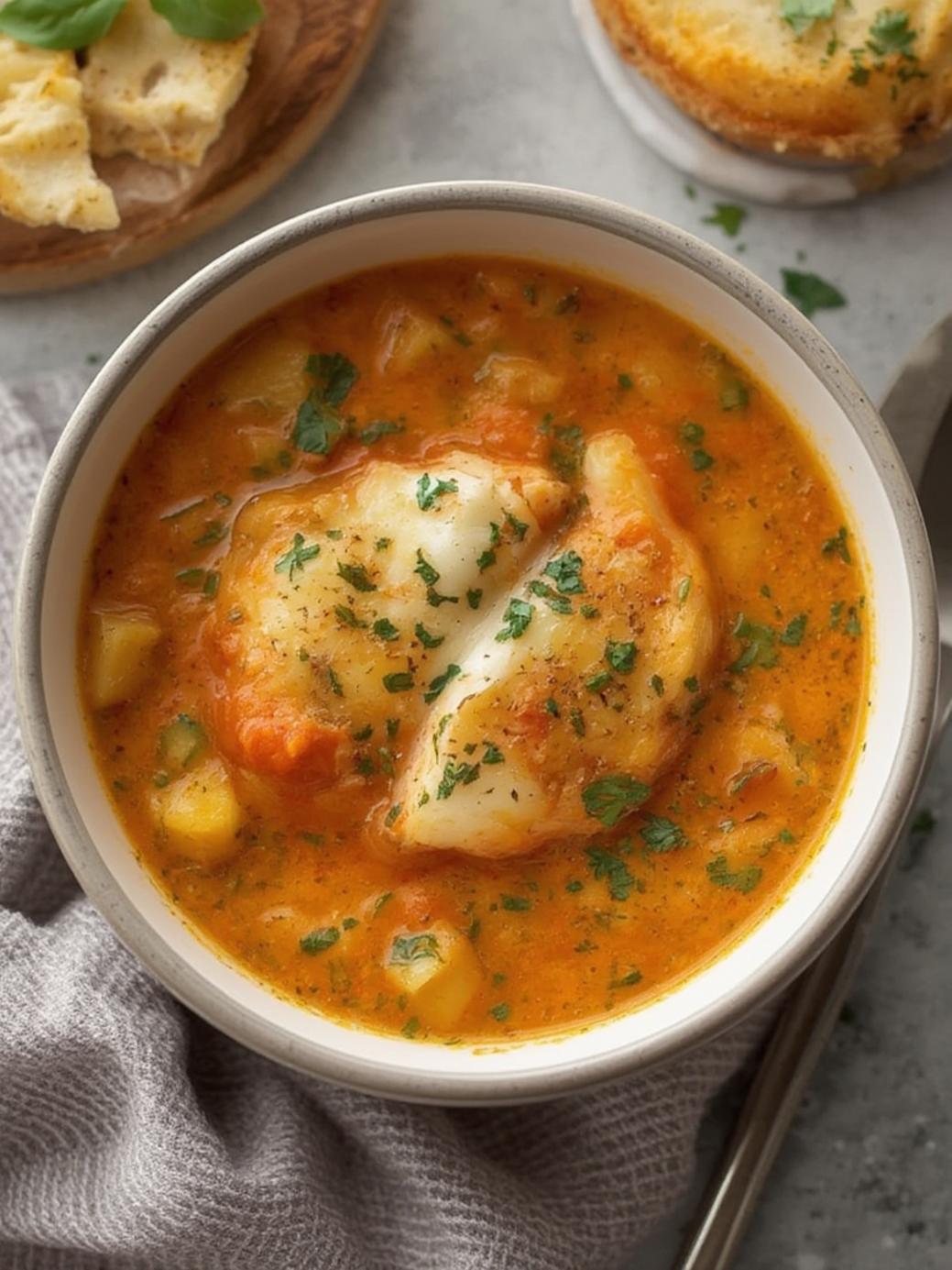 Chicken Parmesan Soup