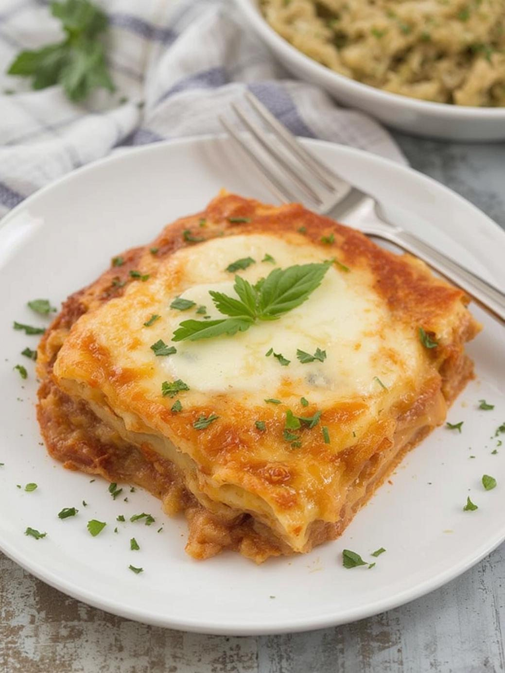 Easy White Keto Lasagna Dinner Recipe