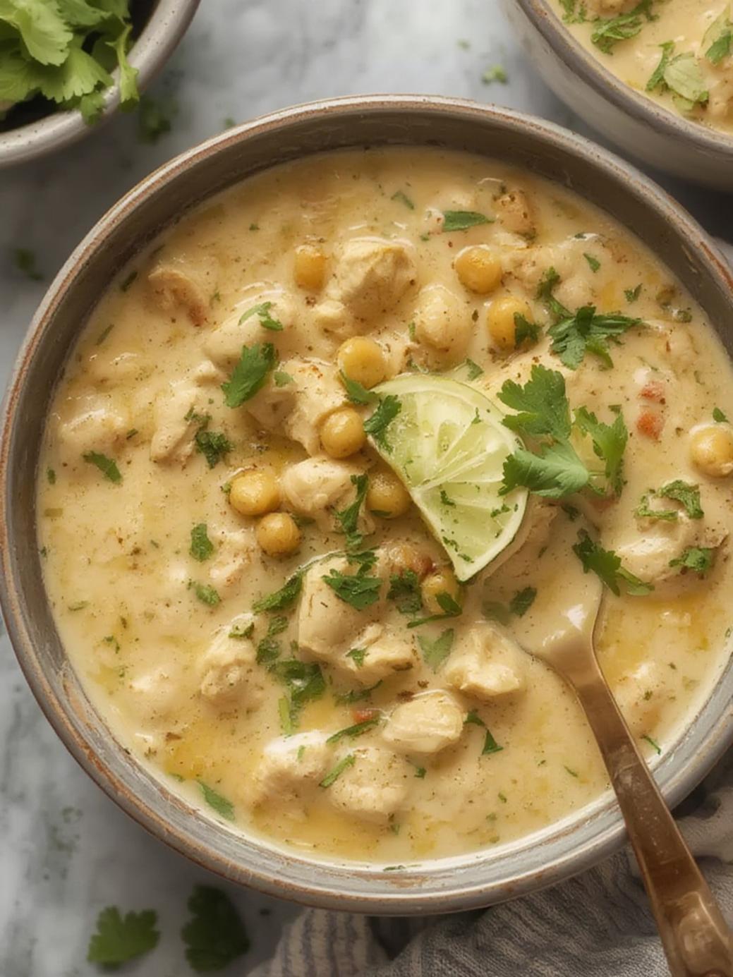 Keto White Chicken Chili