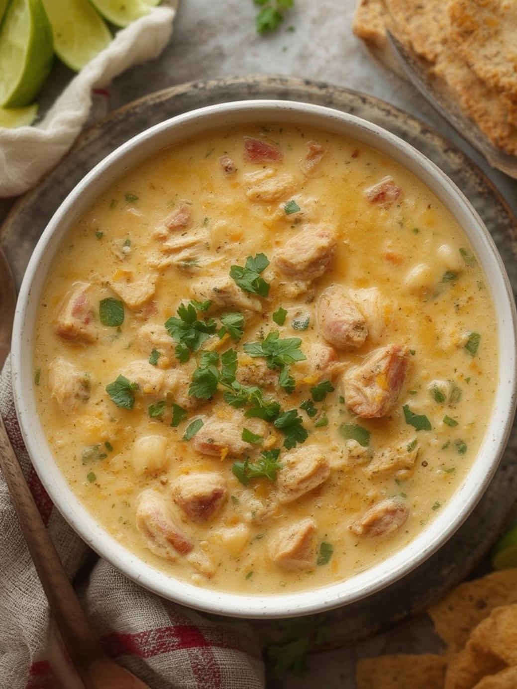 Keto White Chicken Chili