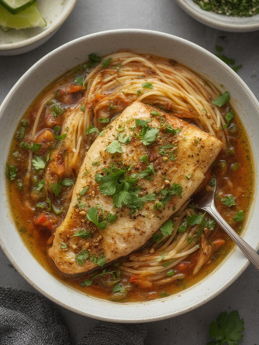 Lime Garlic Steamed Fish: A Quick and Healthy Seafood Meal