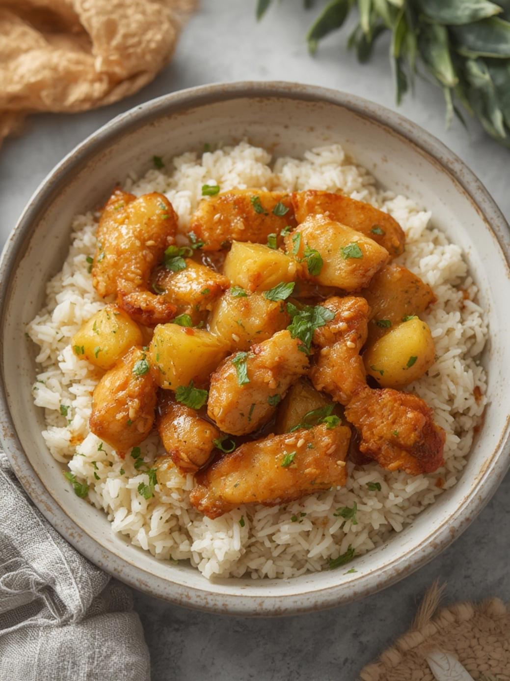 Pineapple Chicken and Rice