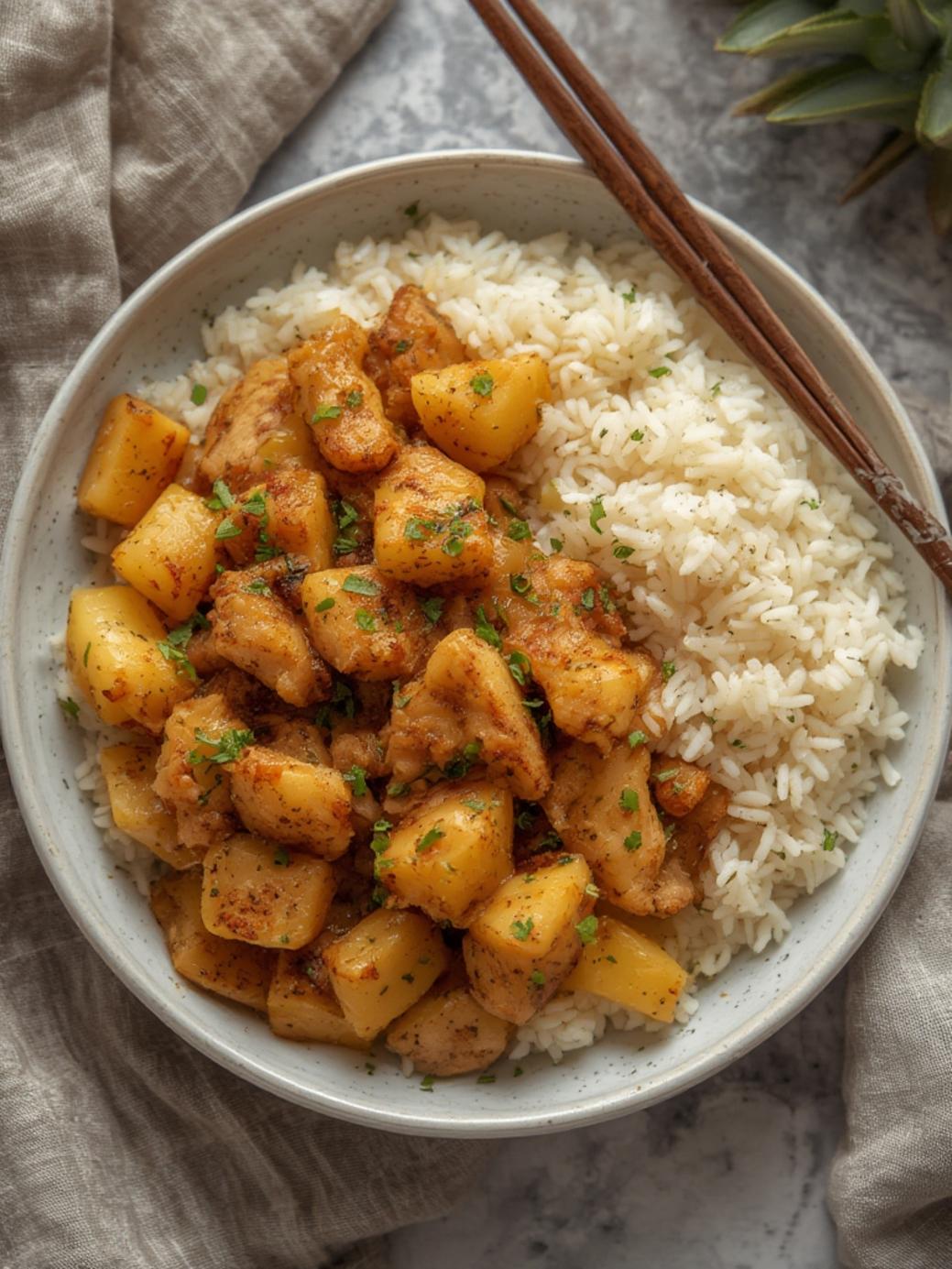 Pineapple Chicken and Rice