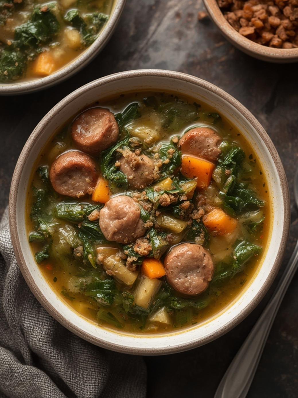 Sausage and Kale Soup Delight