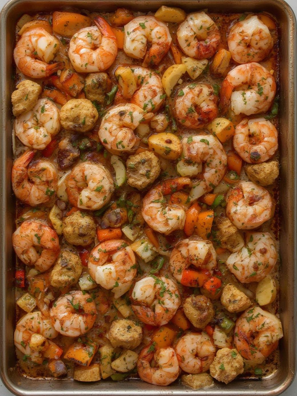 Sheet Pan Shrimp Boil