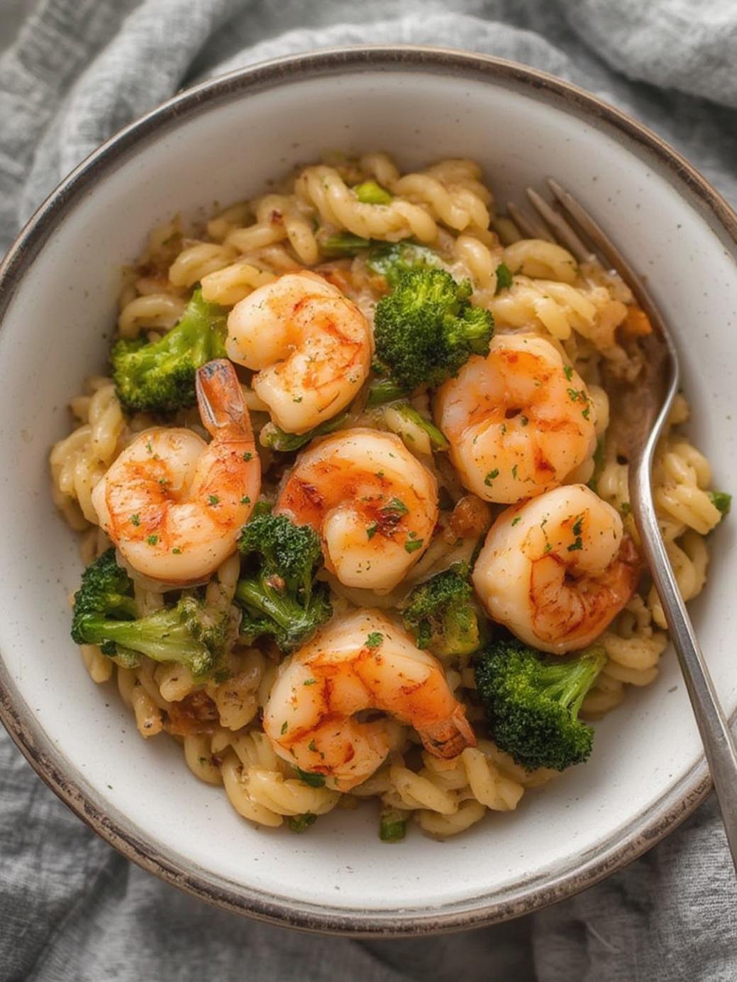 Shrimp Scampi Broccoli Orzo