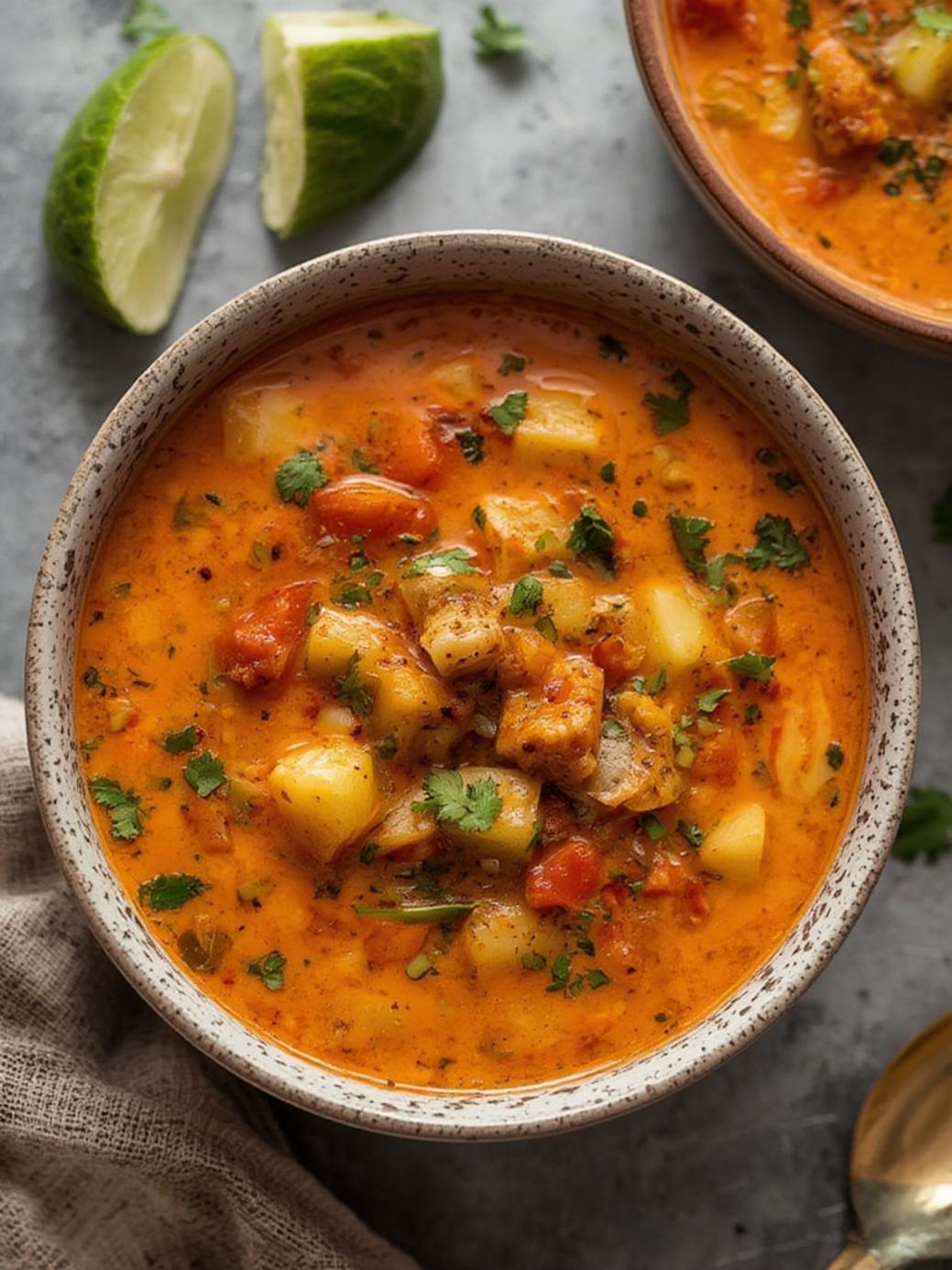 Spicy Cajun Potato Soup