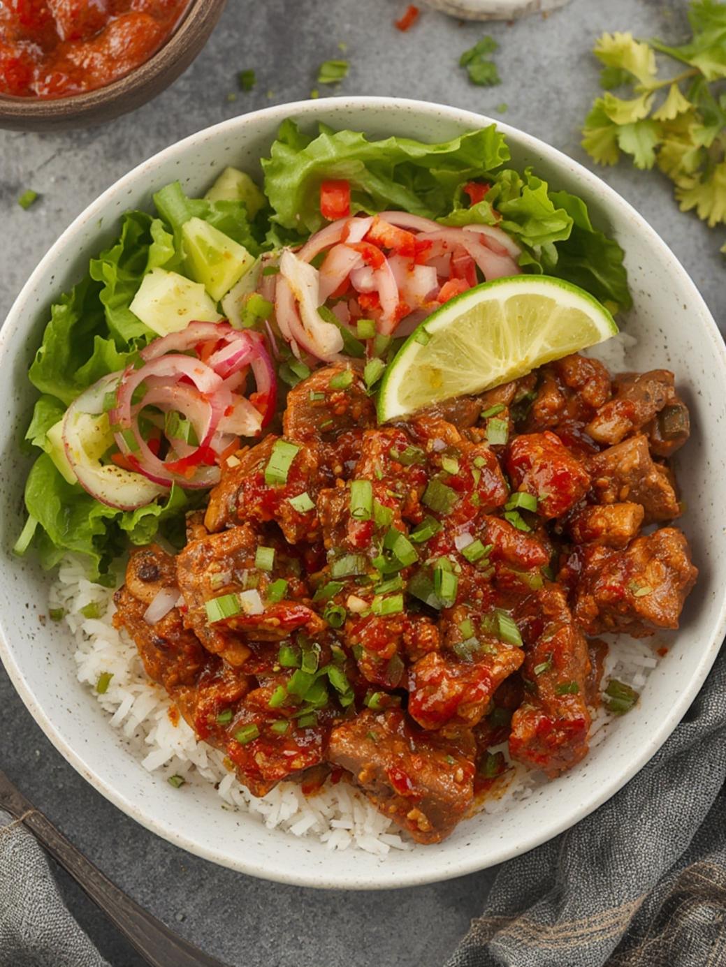 Keto Korean Beef Dish with Refreshing Salad