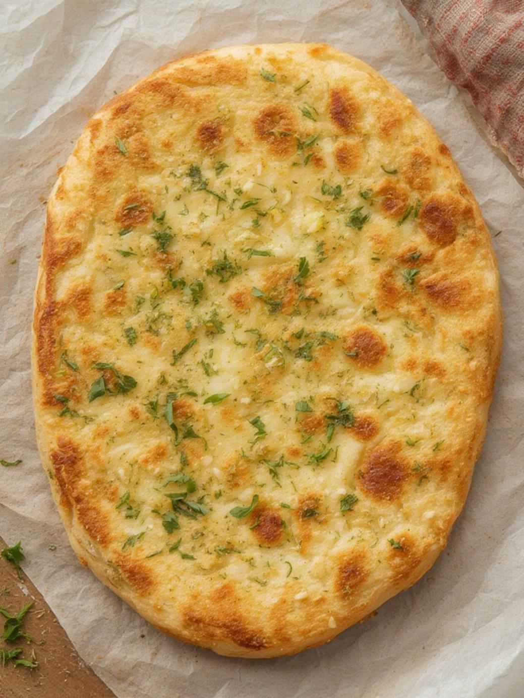 low carb garlic keto flatbread recipe