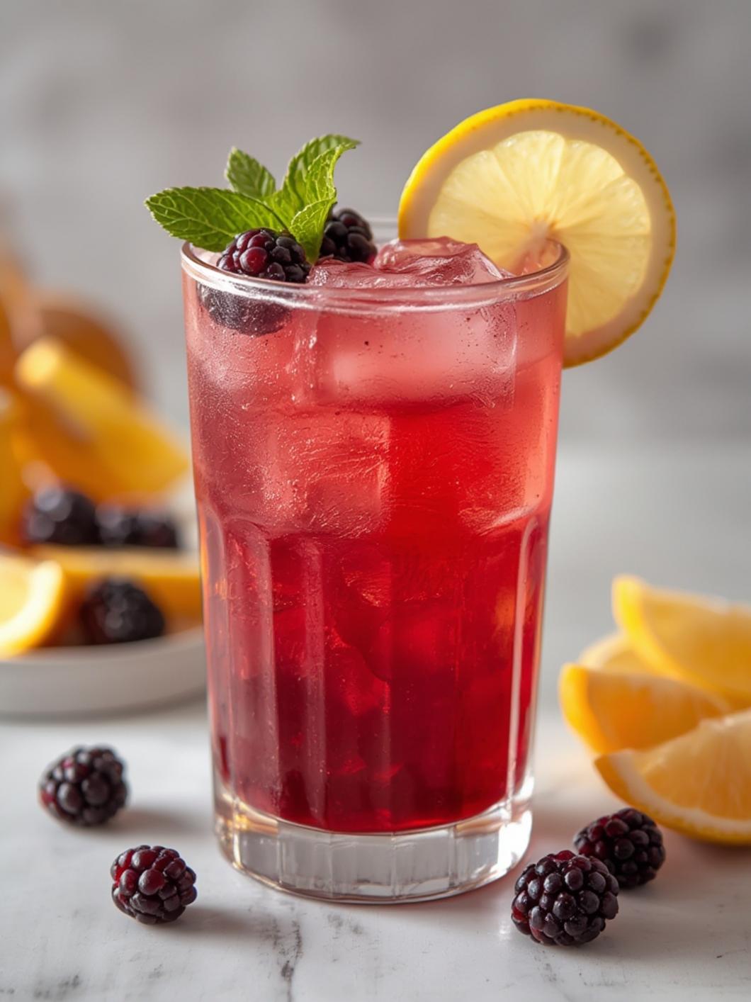 Blackberry Lemon Mocktail