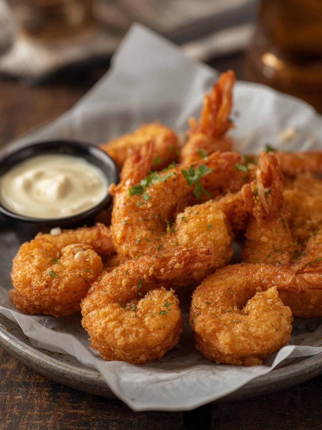 Deep Fried Battered Prawns