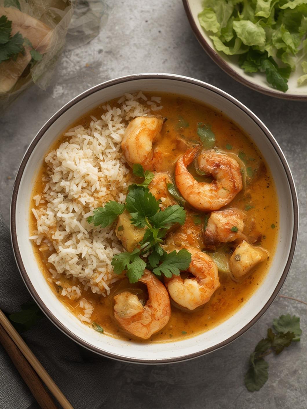 Thai Coconut Curry With Shrimp